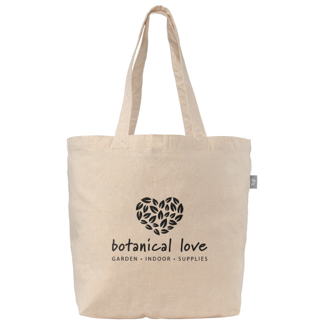 Promotional Budget 140g Shopper Recycled Cotton Tote