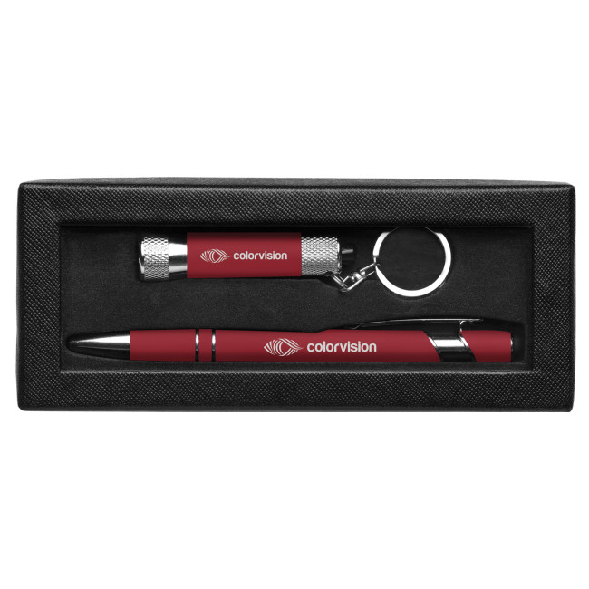 Promotional Prince Softy Pen & Torch Gift Set Window Box