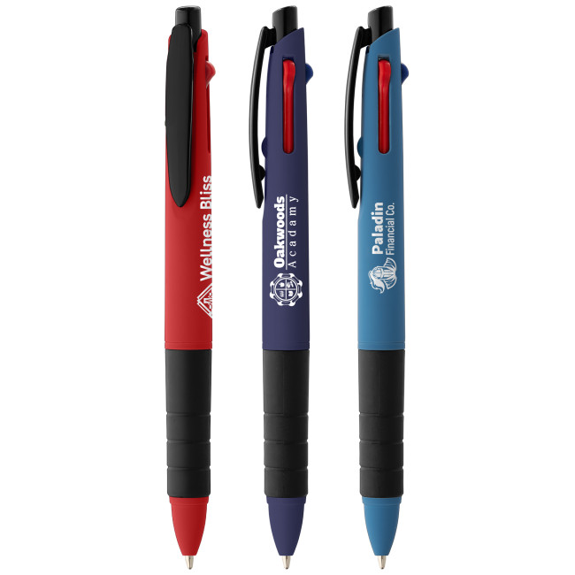 Promotional Bright Soft Touch 3-Ink Pen