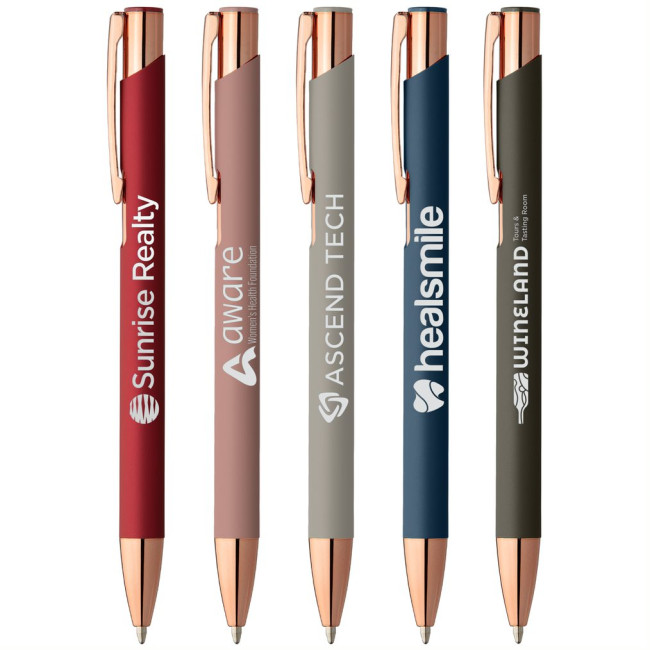 Promotional Crosby Softy Rose Gold Pen