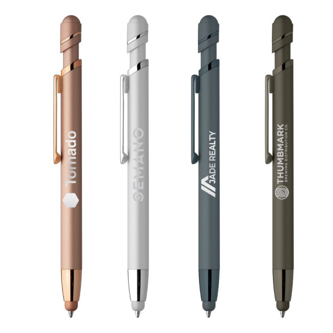 Promotional Atlantic Softy Metallic Stylus Pen