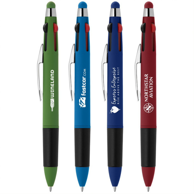 Promotional Quattro Softy Multi Ink Stylus Pen