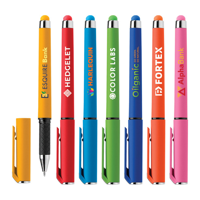 Promotional Islander Softy Brights Gel Stylus Pen