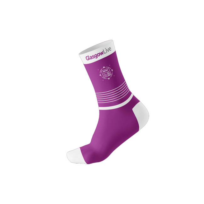 Promotional Custom Branded Cotton Socks - Image 1