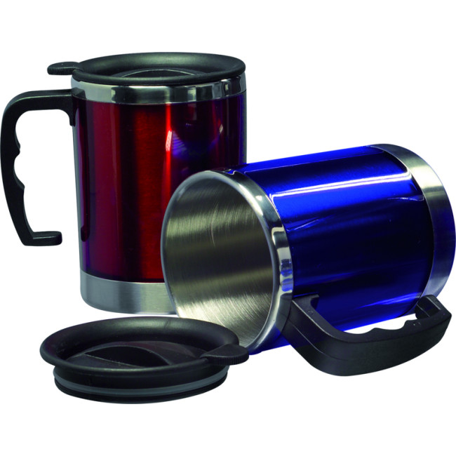 Promotional Stainless Steel Mug 400ml - Image 1