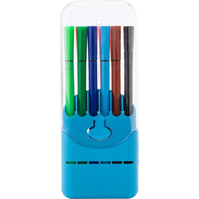 Promotional 12 Water-Based Felt Tip Pens - Image 1