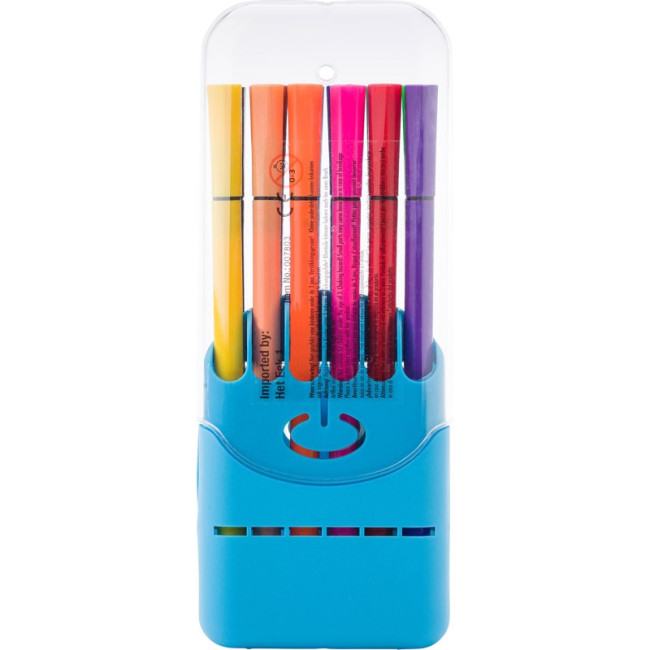 Promotional 12 Water-Based Felt Tip Pens - Image 2