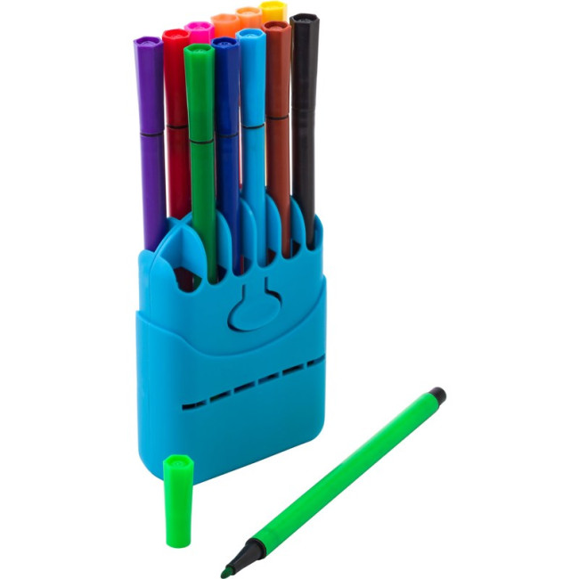 Promotional 12 Water-Based Felt Tip Pens - Image 3