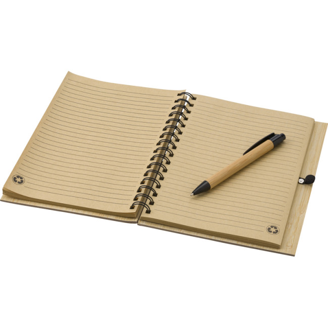 Promotional Bamboo A5 Notebook - Image 2