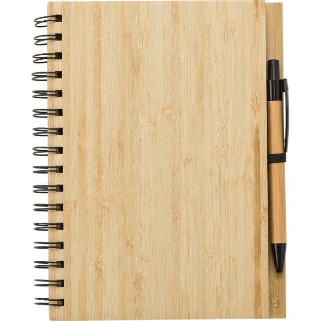 Promotional Bamboo A5 Notebook - Image 3