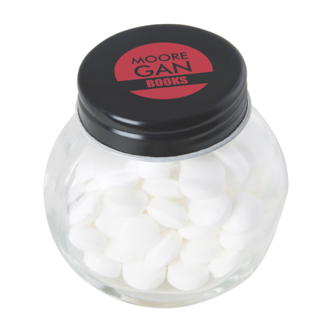 Promotional Small Glass Jar With Mints With Dextrose Mints - Image 7