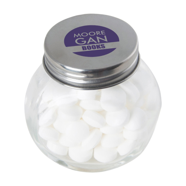 Promotional Small Glass Jar With Mints With Dextrose Mints - Image 5