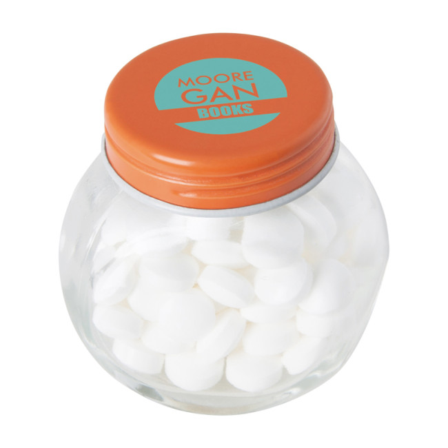 Promotional Small Glass Jar With Mints With Dextrose Mints - Image 4