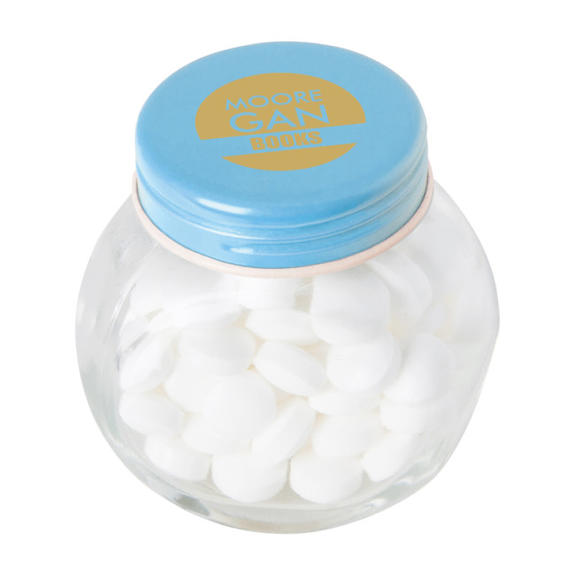 Promotional Small Glass Jar With Mints With Dextrose Mints - Image 3