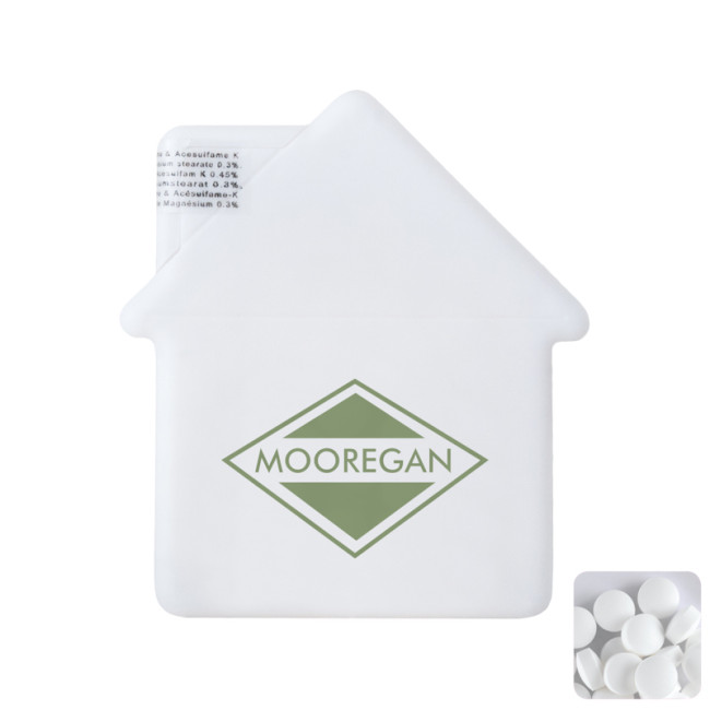 Promotional House Mint Card With Sugar Free Mints - Image 1