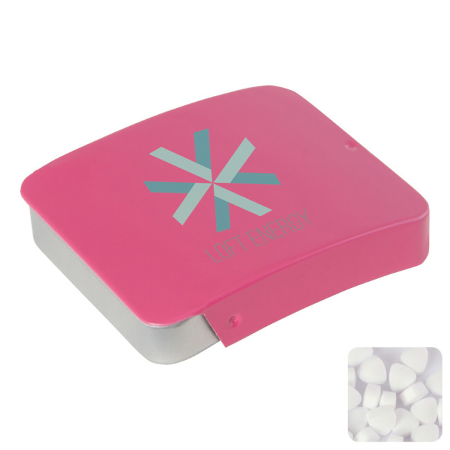 Promotional Sliding Tin With Sugar Free Mints - Image 1