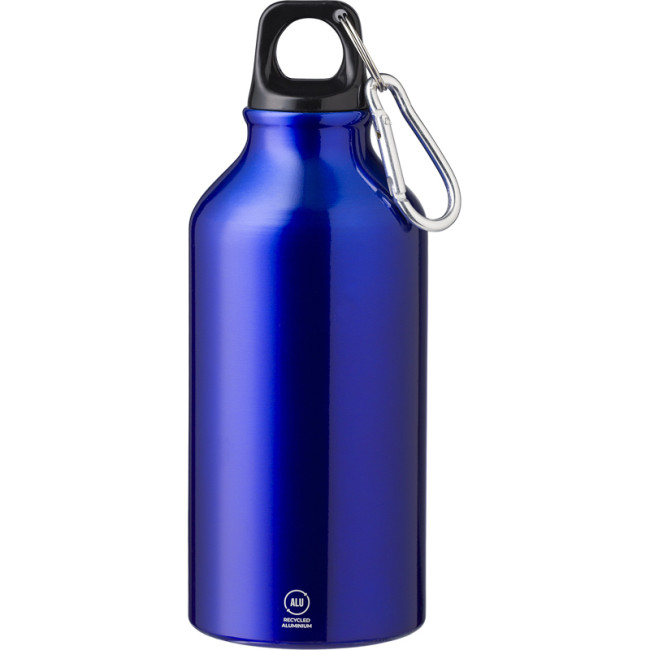 Promotional Recycled Aluminium Single Walled Bottle 400ml - Image 5