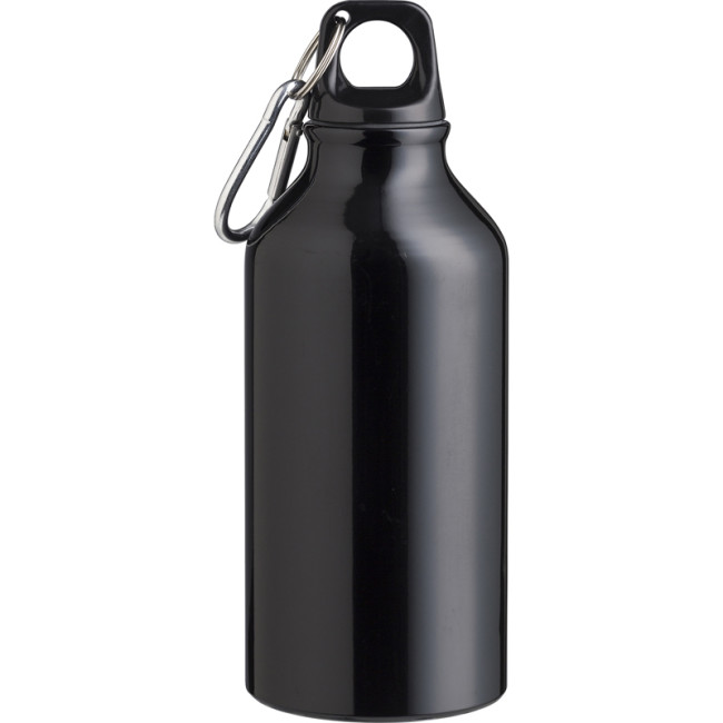 Promotional Recycled Aluminium Single Walled Bottle 400ml - Image 4