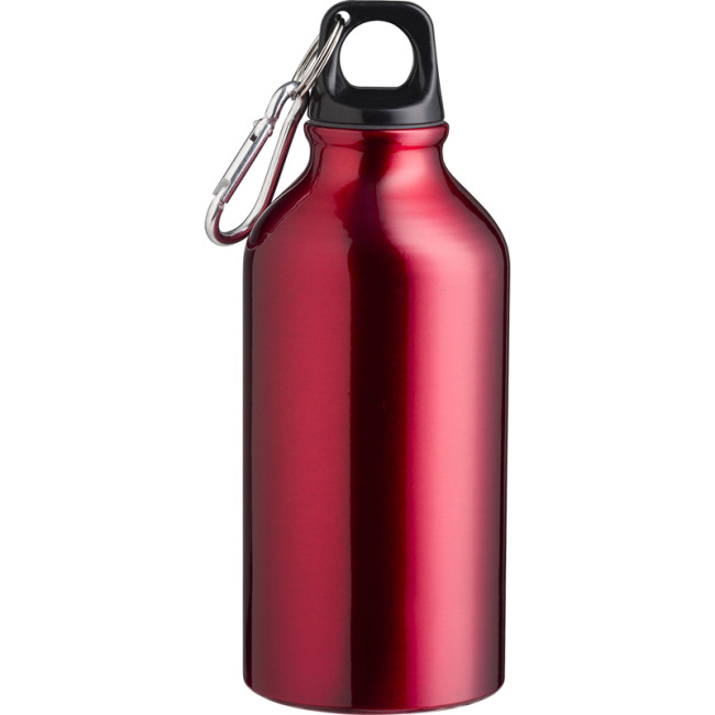 Promotional Recycled Aluminium Single Walled Bottle 400ml - Image 2