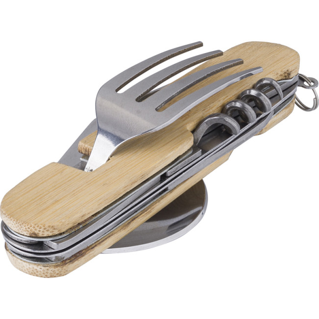 Promotional Bamboo Cutlery Set - Image 1