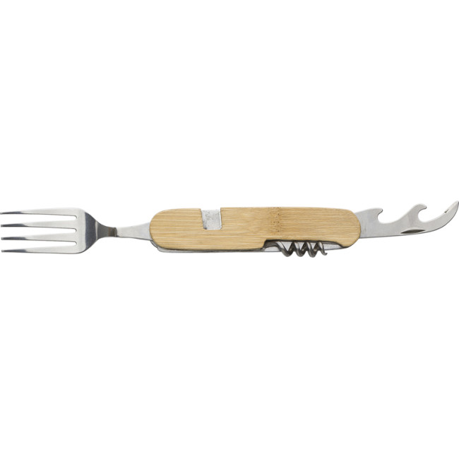 Promotional Bamboo Cutlery Set - Image 2