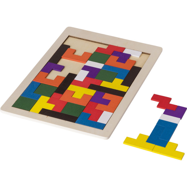 Promotional Wooden Jigsaw 40pc - Image 1