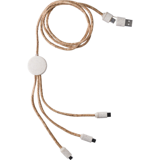 Promotional Stainless Steel Charging Cable - Image 1