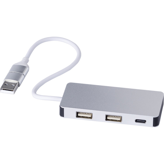 Promotional Recycled Aluminium USB Hub - Image 4