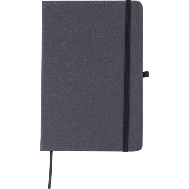 Promotional Recycled Leather A5 Notebook - Image 1