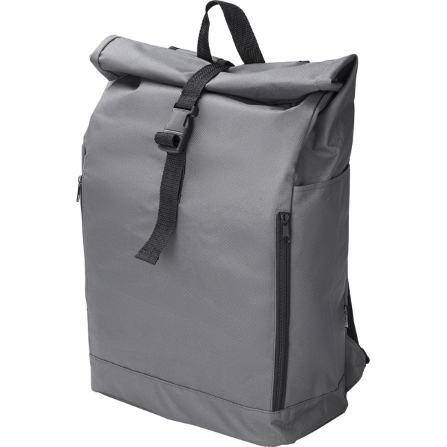 Promotional Rpet Roll Top Backpack - Image 1