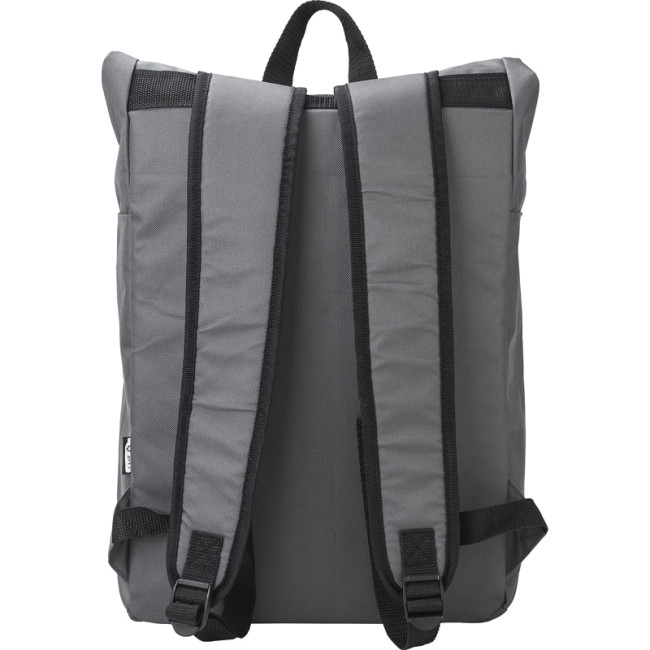 Promotional Rpet Roll Top Backpack - Image 2