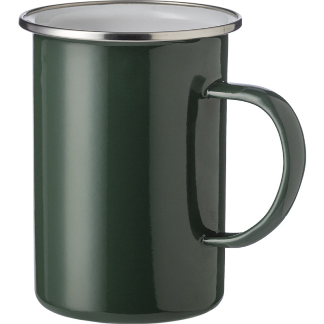 Promotional Enamelled Steel Mug 550ml - Image 2