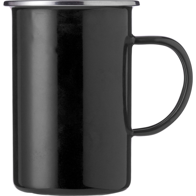 Promotional Enamelled Steel Mug 550ml - Image 3