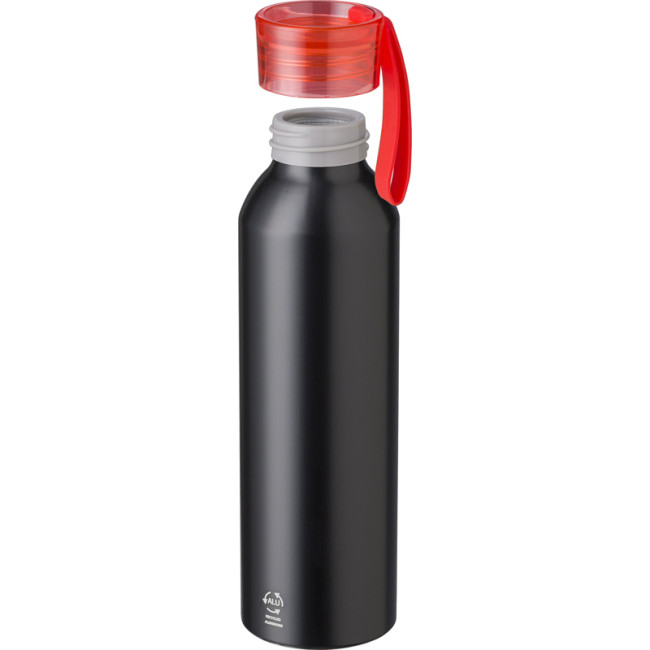 Promotional Recycled Aluminium Single Walled Bottle 650ml - Image 4