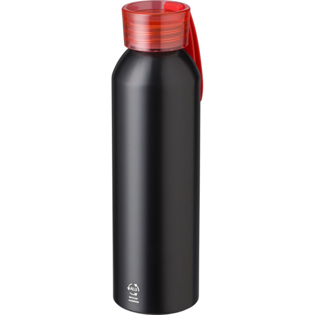 Promotional Recycled Aluminium Single Walled Bottle 650ml - Image 3