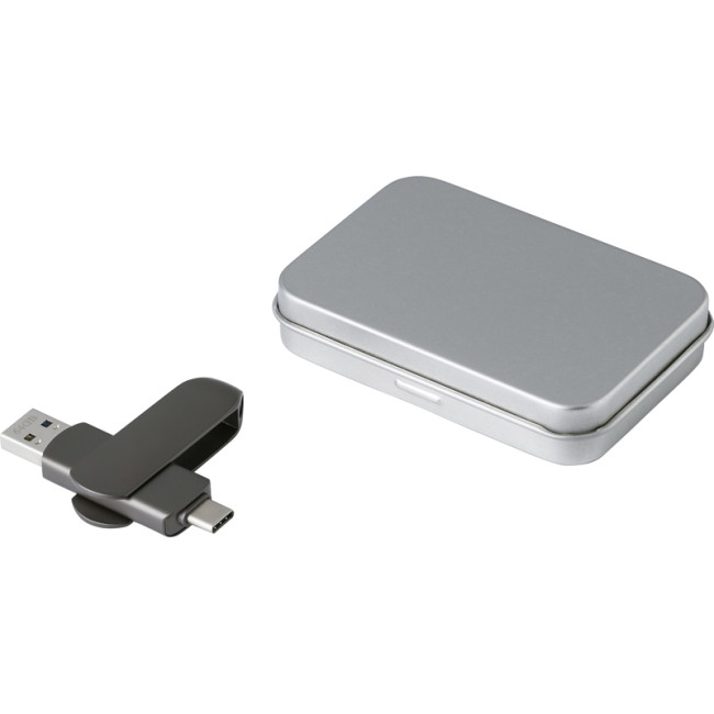 Promotional USB Stick With Metal Case - Image 1