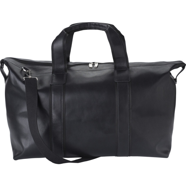 Promotional Leather Sports Bag - Image 2