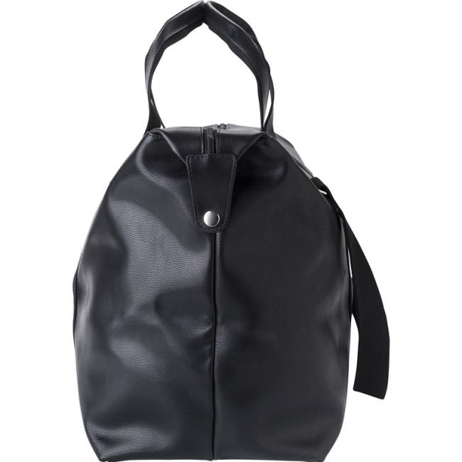 Promotional Leather Sports Bag - Image 3