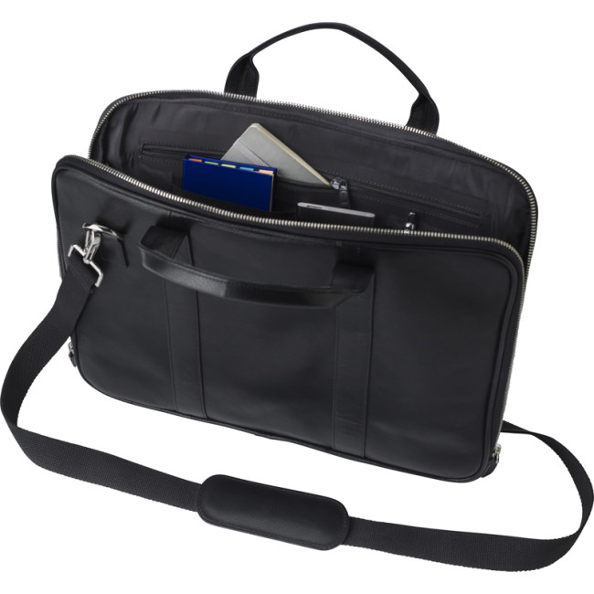 Promotional Leather Laptop Bag - Image 2