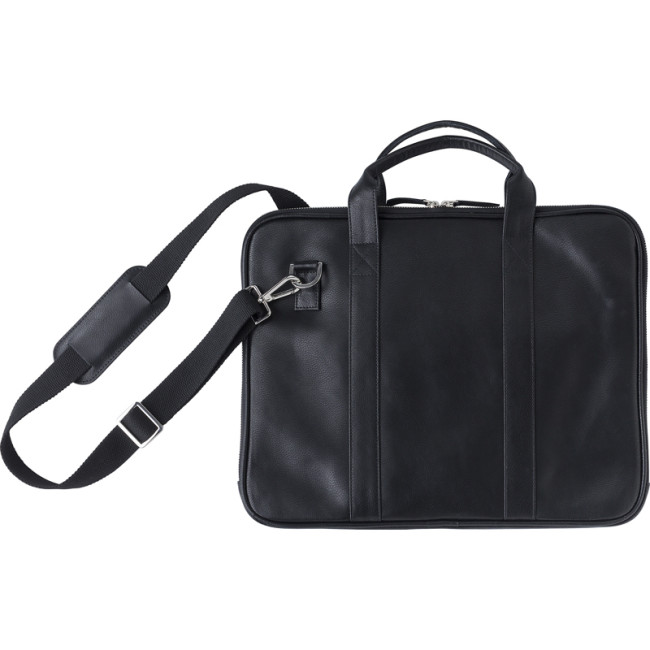 Promotional Leather Laptop Bag - Image 3