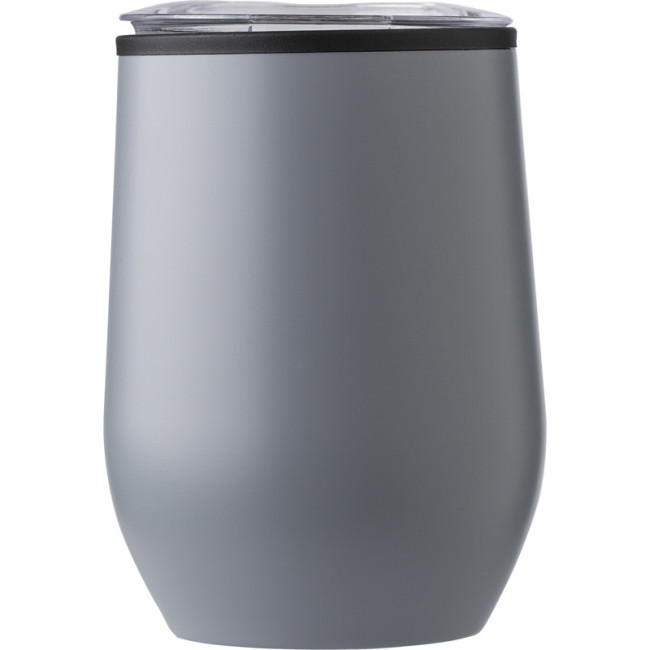 Promotional Tresco Stainless Steel Double Wall Mug 300ml - Image 6