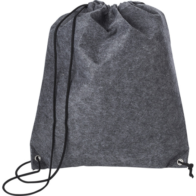 Promotional Rpet Felt Drawstring Backpack - Image 1