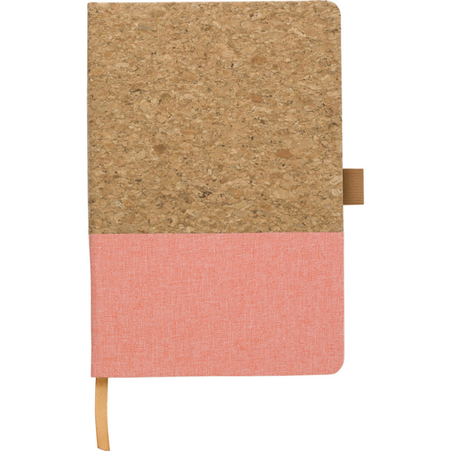 Promotional Cork & Cotton A5 Notebook - Image 2