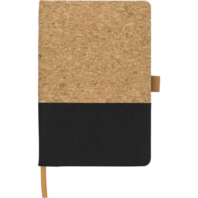 Promotional Cork & Cotton A5 Notebook - Image 3