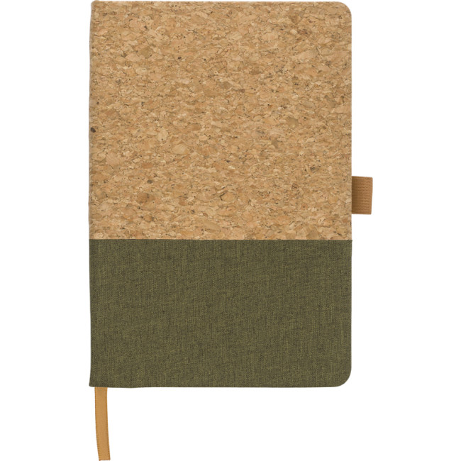 Promotional Cork & Cotton A5 Notebook - Image 5