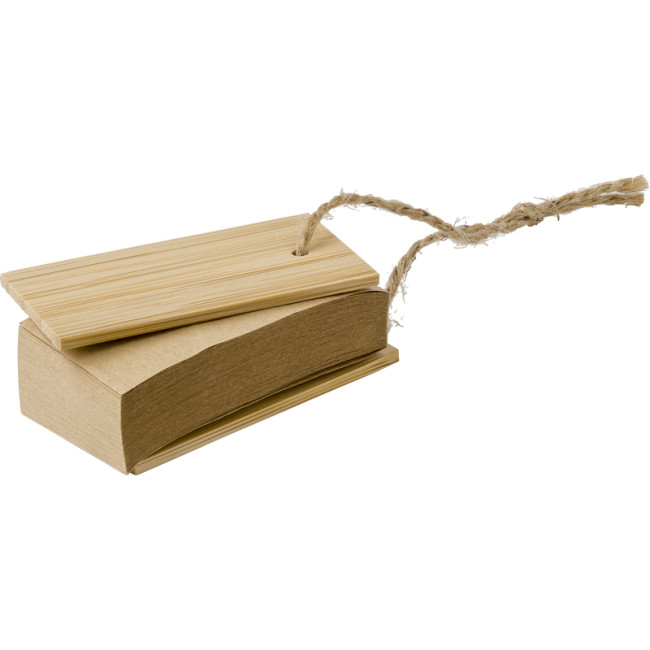 Promotional Kraft Paper Sticky Notes - Image 1