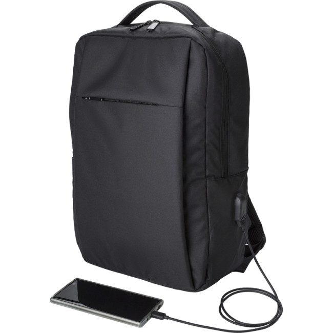 Promotional Rpet Laptop Backpack - Image 1