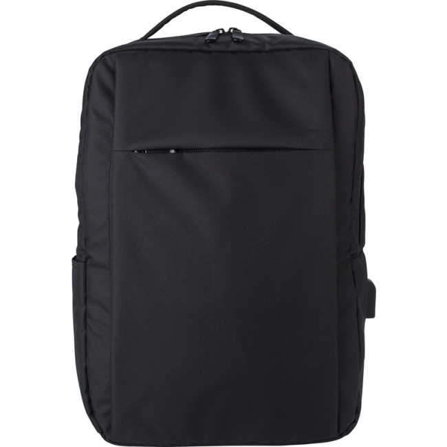 Promotional Rpet Laptop Backpack - Image 3