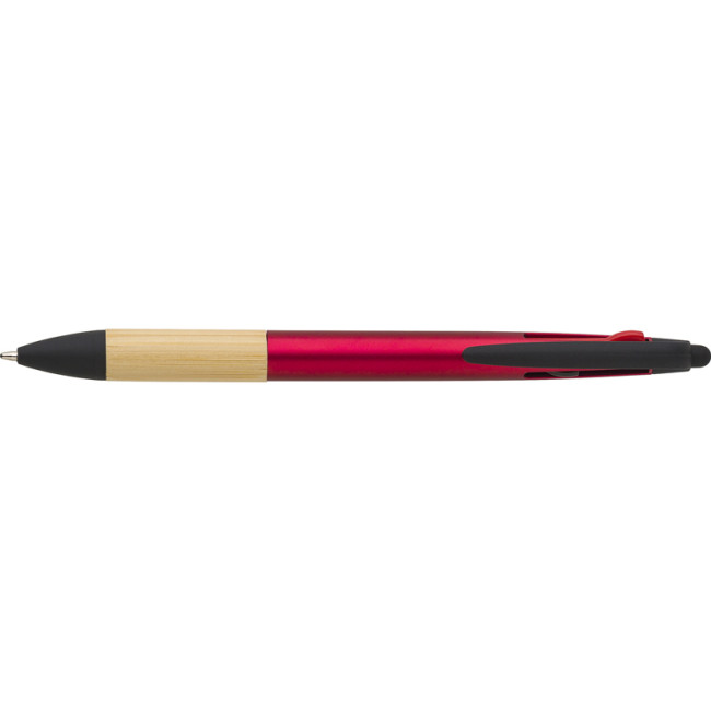 Promotional Bamboo Ballpen (3 Colour And Stylus) - Image 2