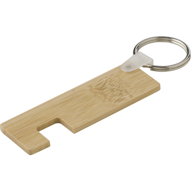 Promotional Bamboo Key And Phone Holder - Image 1